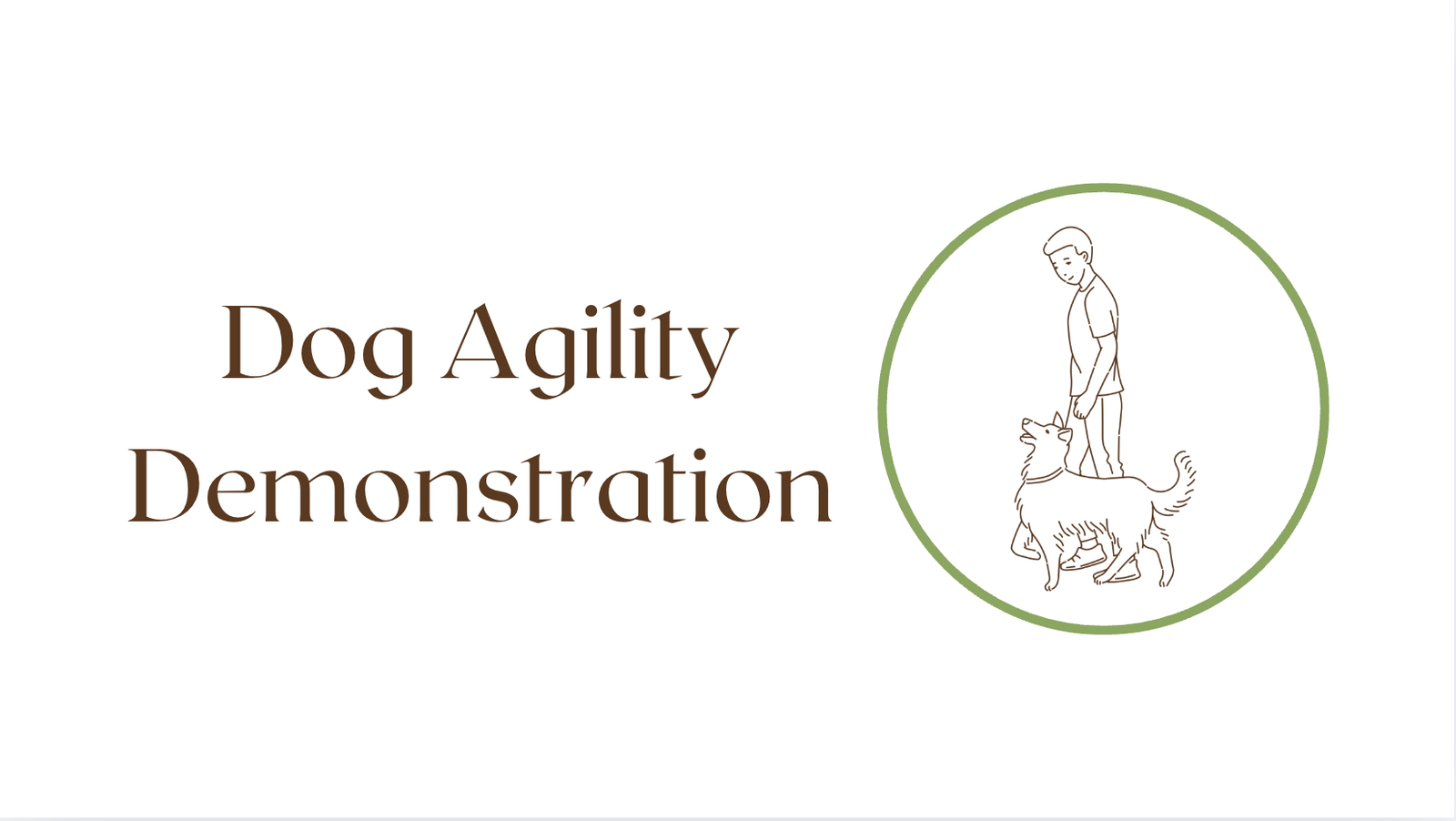 Dog Agility Demonstration